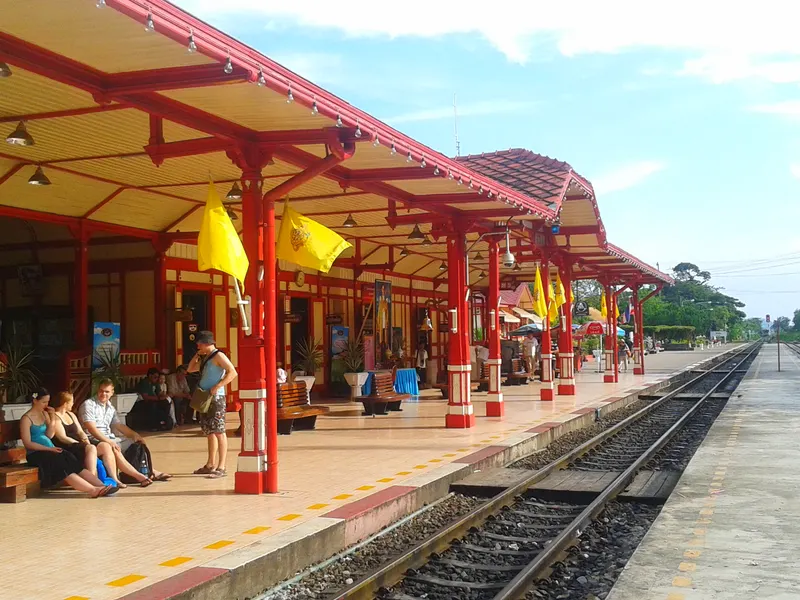 Zabytkowy dworzec w Hua Hin