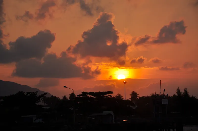 Zachód słońca na Koh Phangan