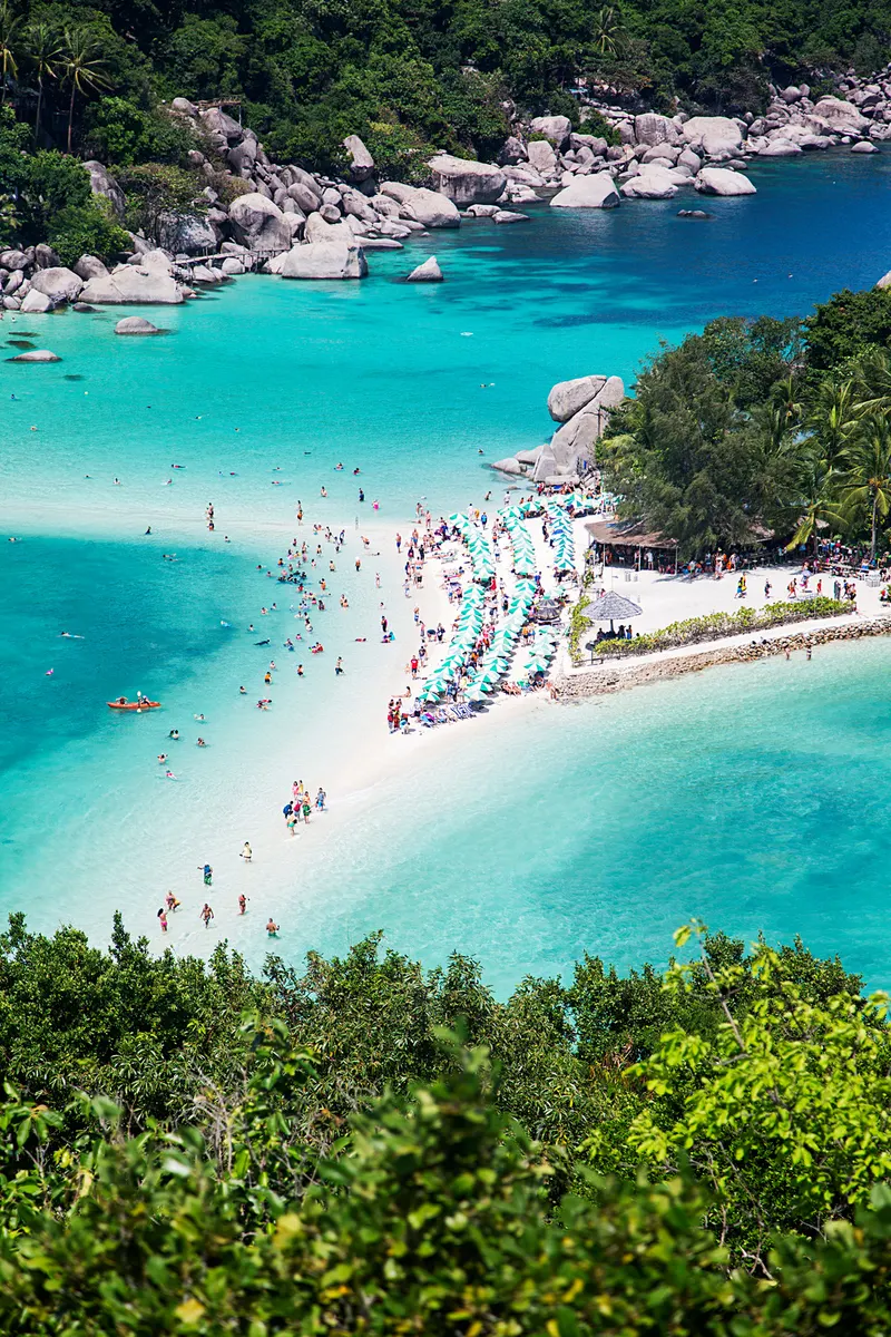 Koh Nangyuan i Koh Tao — Tajlandia