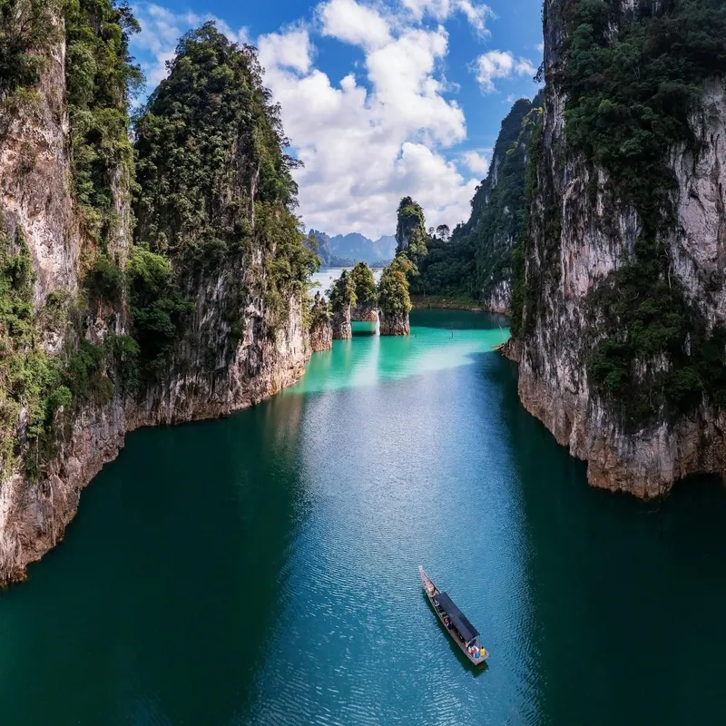 Khao Sok domki na wodzie