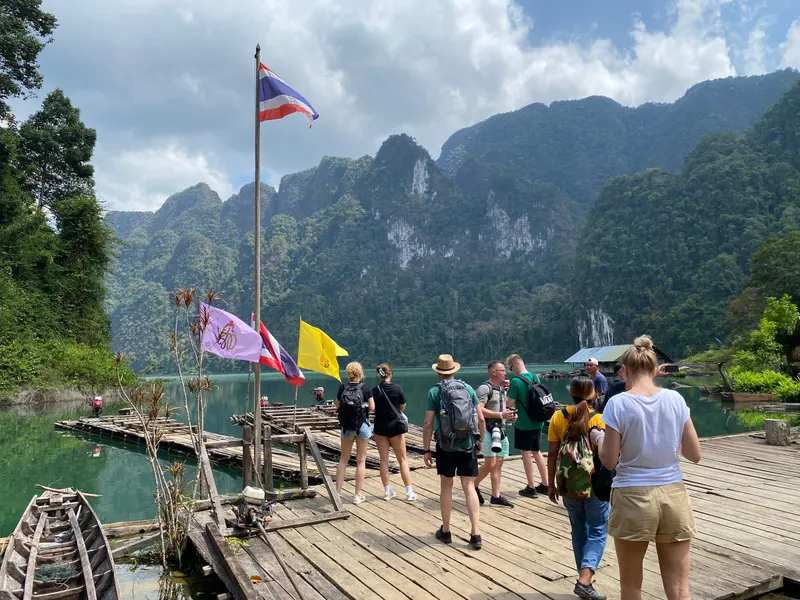 Khao Sok Camp domki na wodzie — Tajlandia