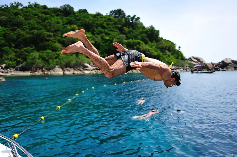 Koh Nangyuan i Koh Tao — Tajlandia