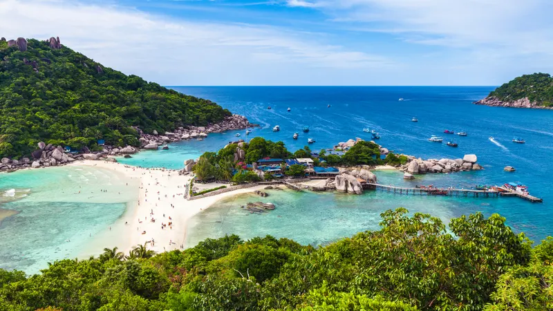 Koh Nangyuan i Koh Tao — Tajlandia